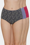 Amante High Rise Full Coverage Hipster Panty (Pack of 3)- Multicolor — thumbnail 1